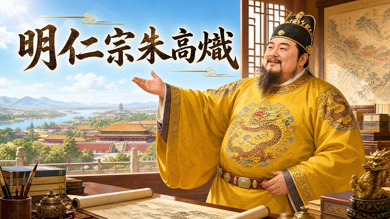 《明朝皇帝檔案》在位僅10個月，胖到差點無法登基，朱高熾憑什麼被稱爲千古明君？#史大郎 #明朝 #歷史