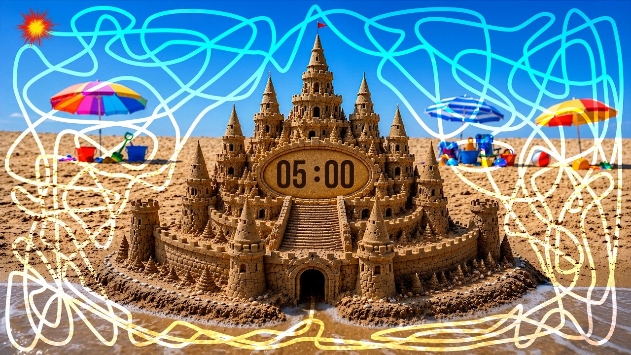 5 Minute Timer SANDCASTLE ☀️