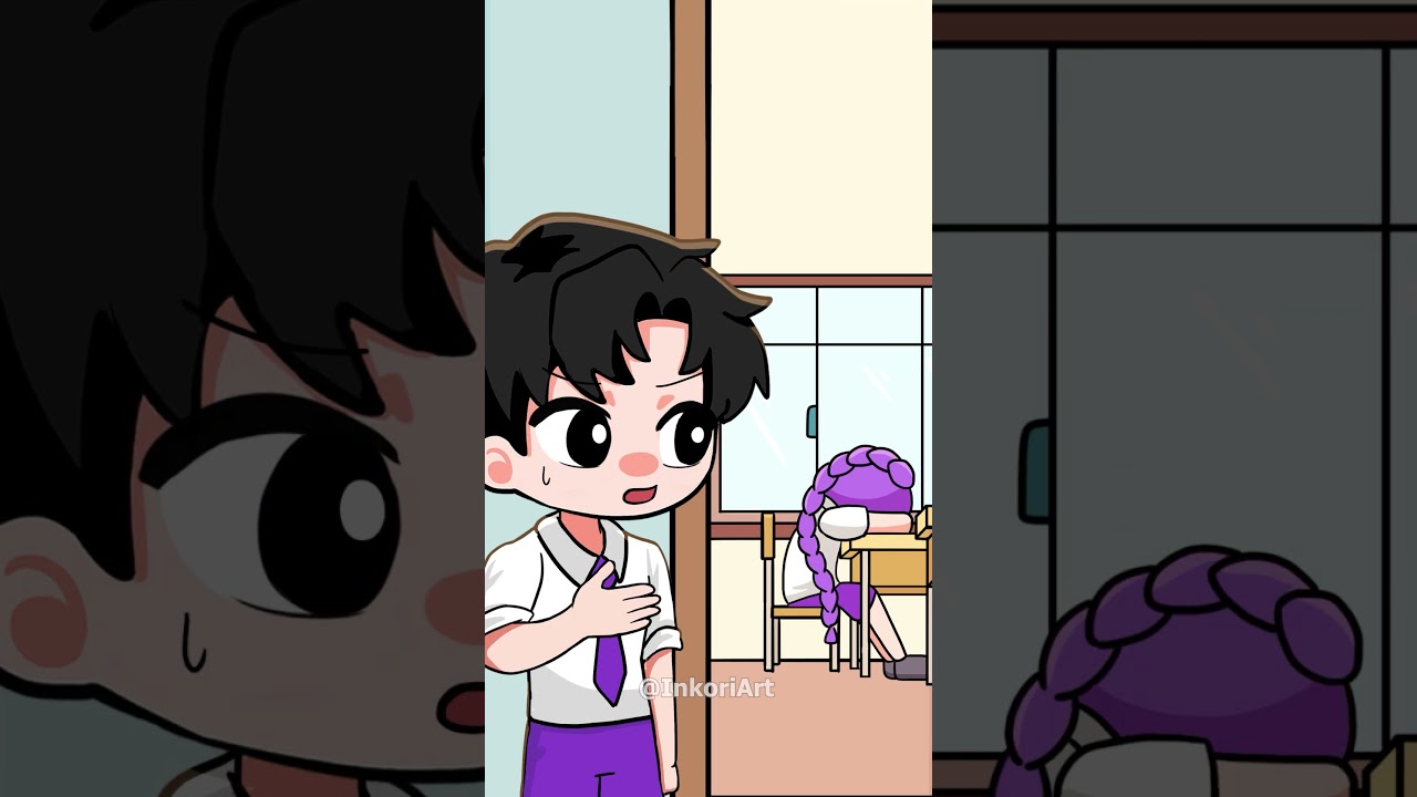 Jinu confessed his feelings to Rumi at school - Kpop Demon Hunters